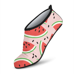 Watermelon Pattern Aqua Shoes