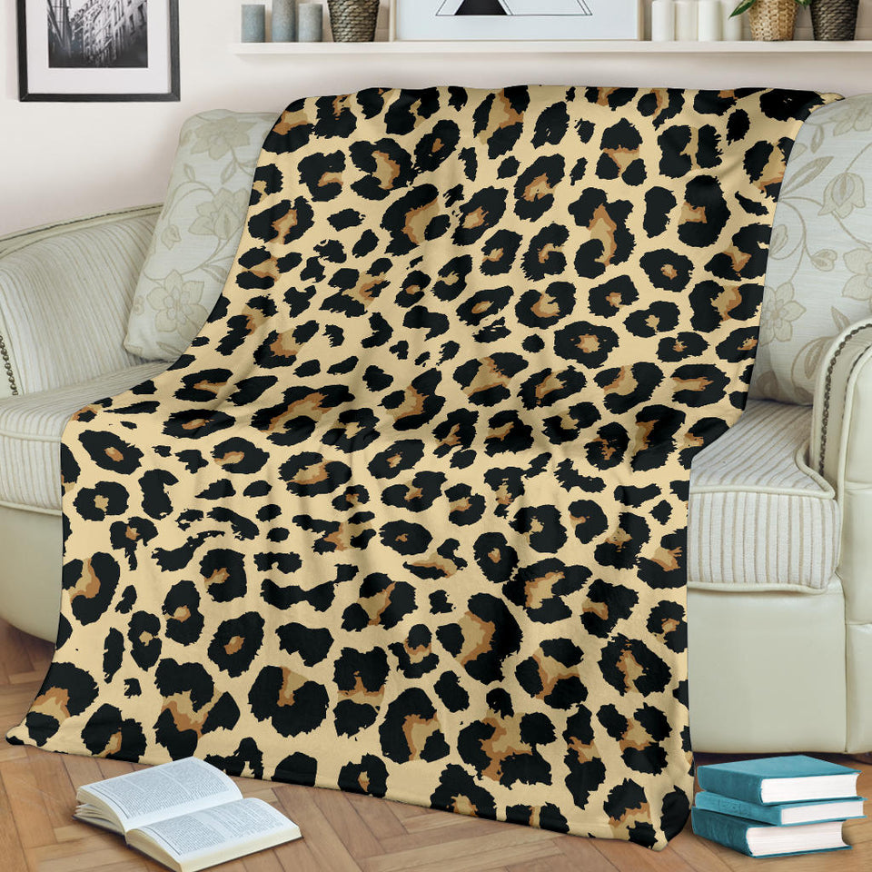 Leopard Print Design Pattern Premium Blanket