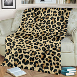 Leopard Print Design Pattern Premium Blanket
