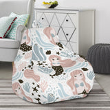 Cute Mermaid Pattern Bean Bag Cover
