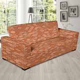 Brick Printed Pattern Print Design 02 Sofa Slipcover