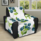 blueberry white background Recliner Cover Protector