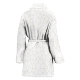 Arabic White Pattern Women'S Bathrobe
