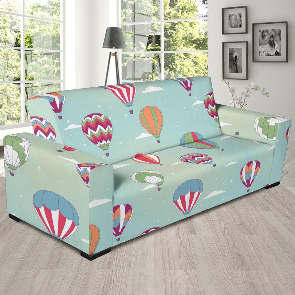 Hot Air Balloon Design Pattern Sofa Slipcover