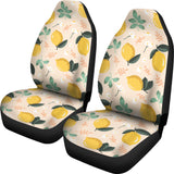 Lemon Flower Leave Pattern Universal Fit Car Seat Covers