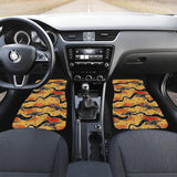 Kangaroo Australian Aboriginal Art Pattern Front Car Mats