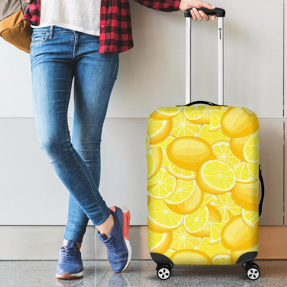 Lemon Pattern Cabin Suitcases Luggages