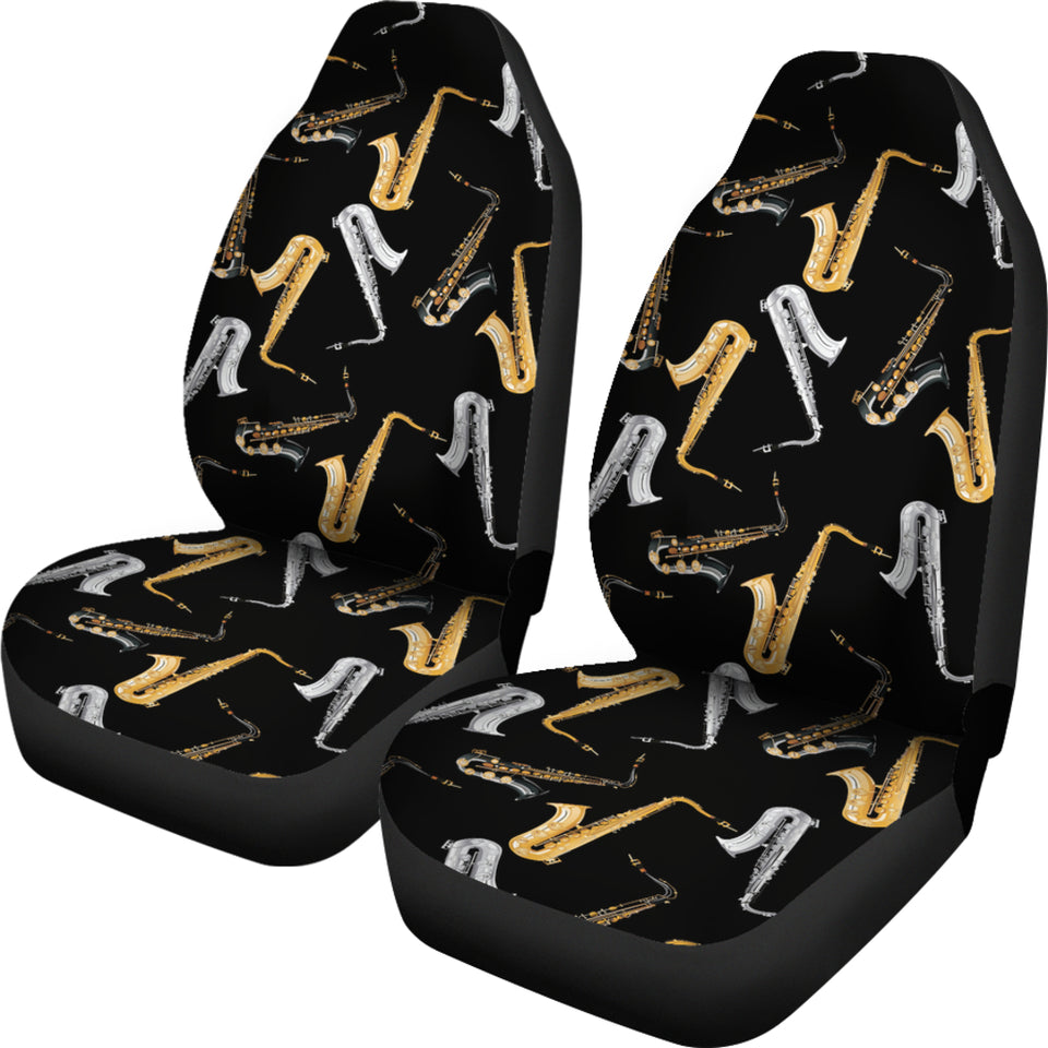 Saxophone Design Pattern  Universal Fit Car Seat Covers