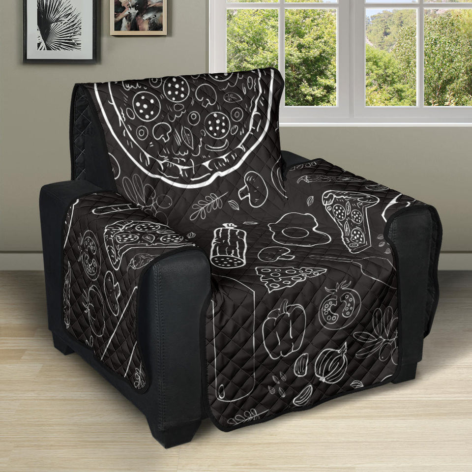 Pizza pattern  Recliner Cover Protector