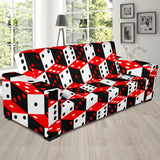 Dice Pattern Print Design 02 Sofa Slipcover