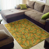 Corn Pattern Print Design 01 Area Rug