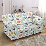 Apples Leaves Pattern Loveseat Couch Slipcover