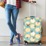 Bee Honeycomb Pattern Luggage Covers