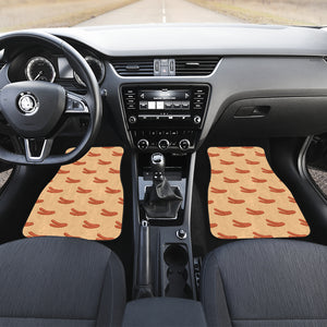 Sausage Pattern Print Design 03 Front and Back Car Mats