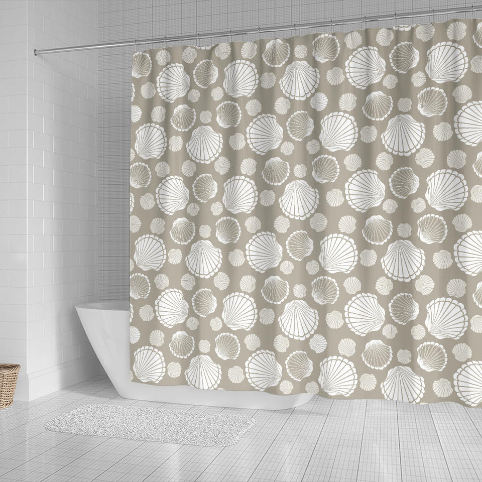 Scallop Shell Pattern Shower Curtain Fulfilled In US