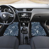 Coral Reef Pattern Print Design 05 Front and Back Car Mats