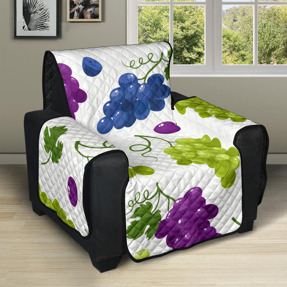 Grape pattern Recliner Cover Protector