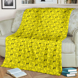 Duck Toy Pattern Print Design 02 Premium Blanket