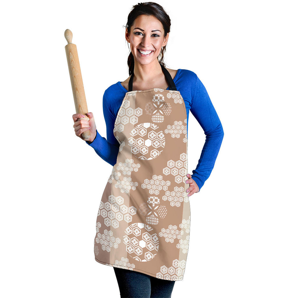 Beautiful Hexagon Japanese  Pattern Adjustable Apron