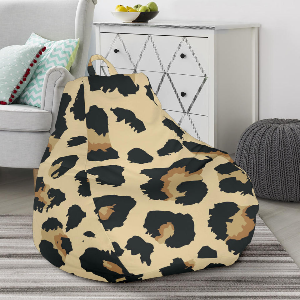 Leopard Print Design Pattern Bean Bag Cover