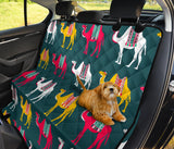 Camel Pattern Dog Car Seat Covers