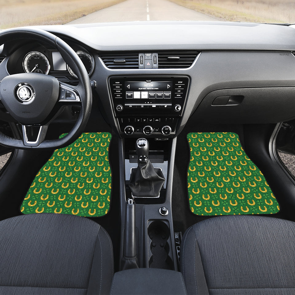 Horseshoes Pattern Print Design 05 Front Car Mats