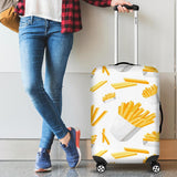 French Fries White Paper Box Pattern Cabin Suitcases Luggages