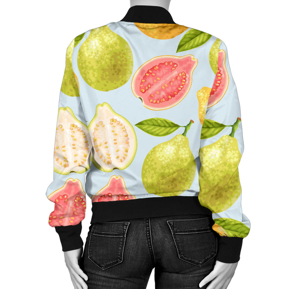 Guava Design Pattern Women'S Bomber Jacket