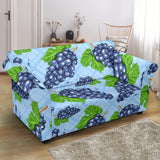 Watercolor Grape Pattern Loveseat Couch Slipcover