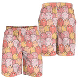 Pig Pattern Print Design 04 Men Shorts