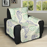 Seahorse shell pattern Recliner Cover Protector