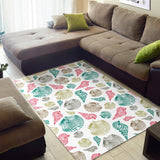 Colorful Shell Pattern Area Rug
