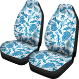 Coral Reef Pattern Print Design 01 Universal Fit Car Seat Covers