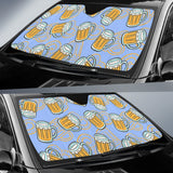 Beer Pattern Car Sun Shade
