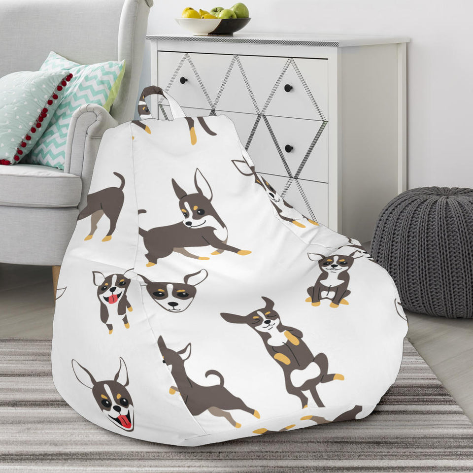 Chihuahua Dog Pattern Bean Bag Cover