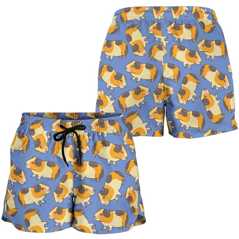 Guinea Pig Pattern Print Design 02 Women Shorts