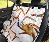 Boomerang Australian Aboriginal Ornament Pattern Dog Car Seat Covers