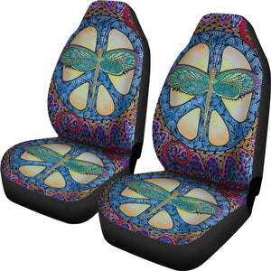 Dragonfly Peace Car Seat Covers