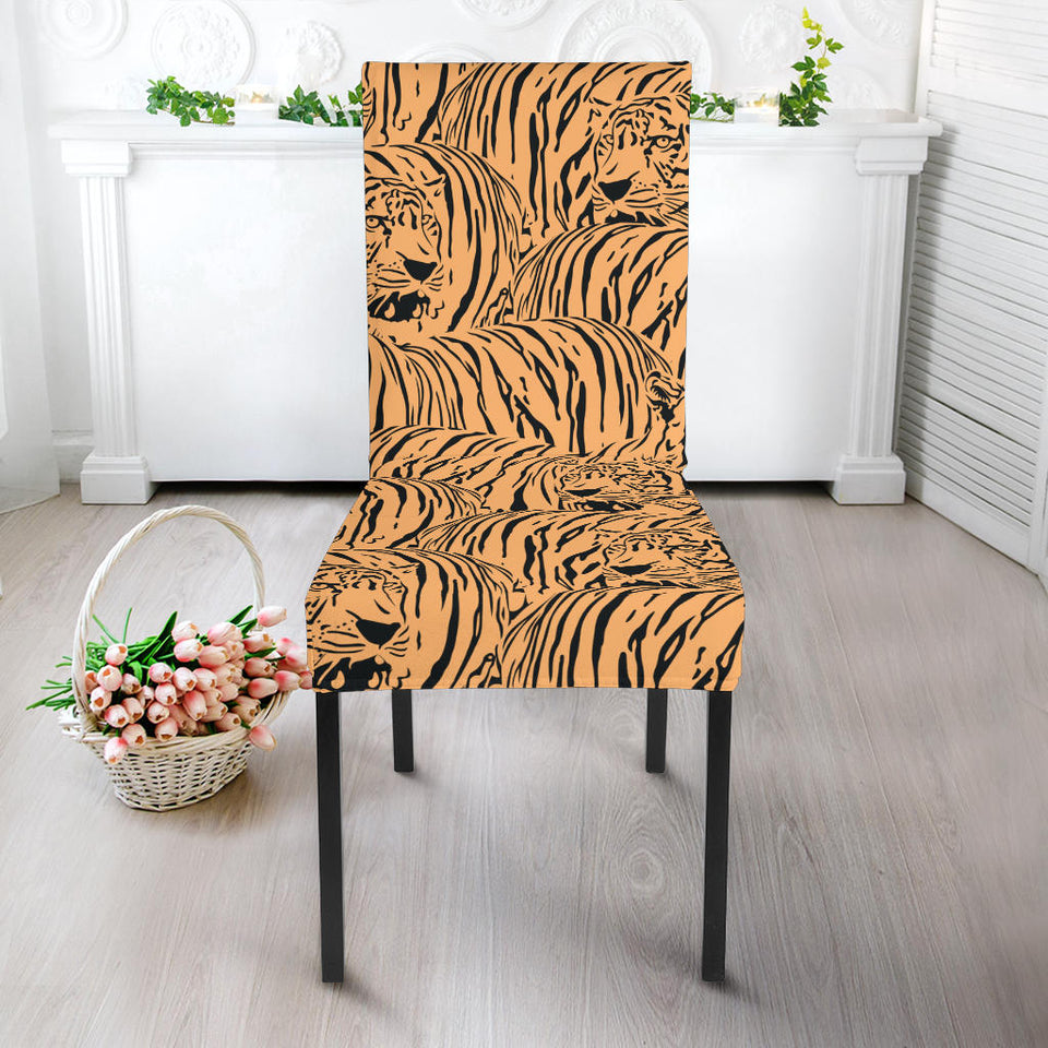 Bengal Tigers Pattern Dining Chair Slipcover