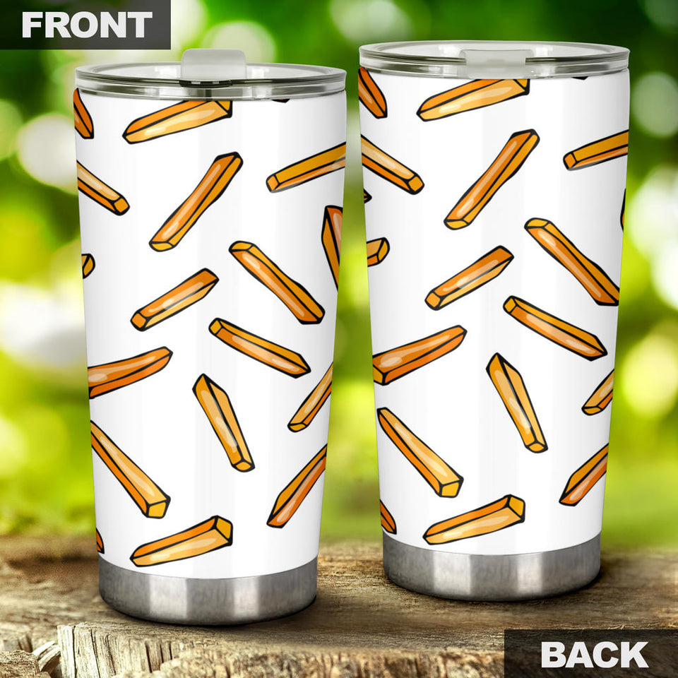 French Fries Potato Pattern Tumbler
