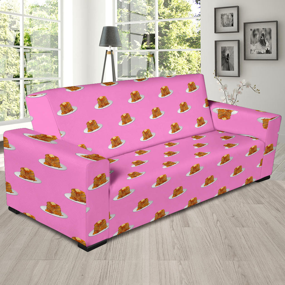 Pancake Pattern Print Design 04  Sofa Slipcover
