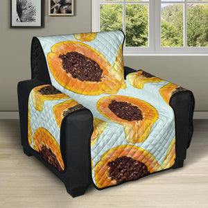 Watercolor papaya pattern Recliner Cover Protector