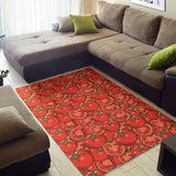 Red Tomato Pattern Area Rug