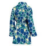 Blueberry Design Pattern Women'S Bathrobe