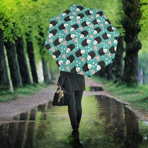 Hedgehog Pattern Print Design 03 Umbrella