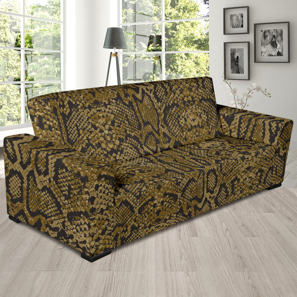 Snake Skin Pattern Sofa Slipcover