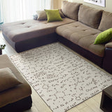 Chemistry Periodic Table Pattern Print Design 04 Area Rug
