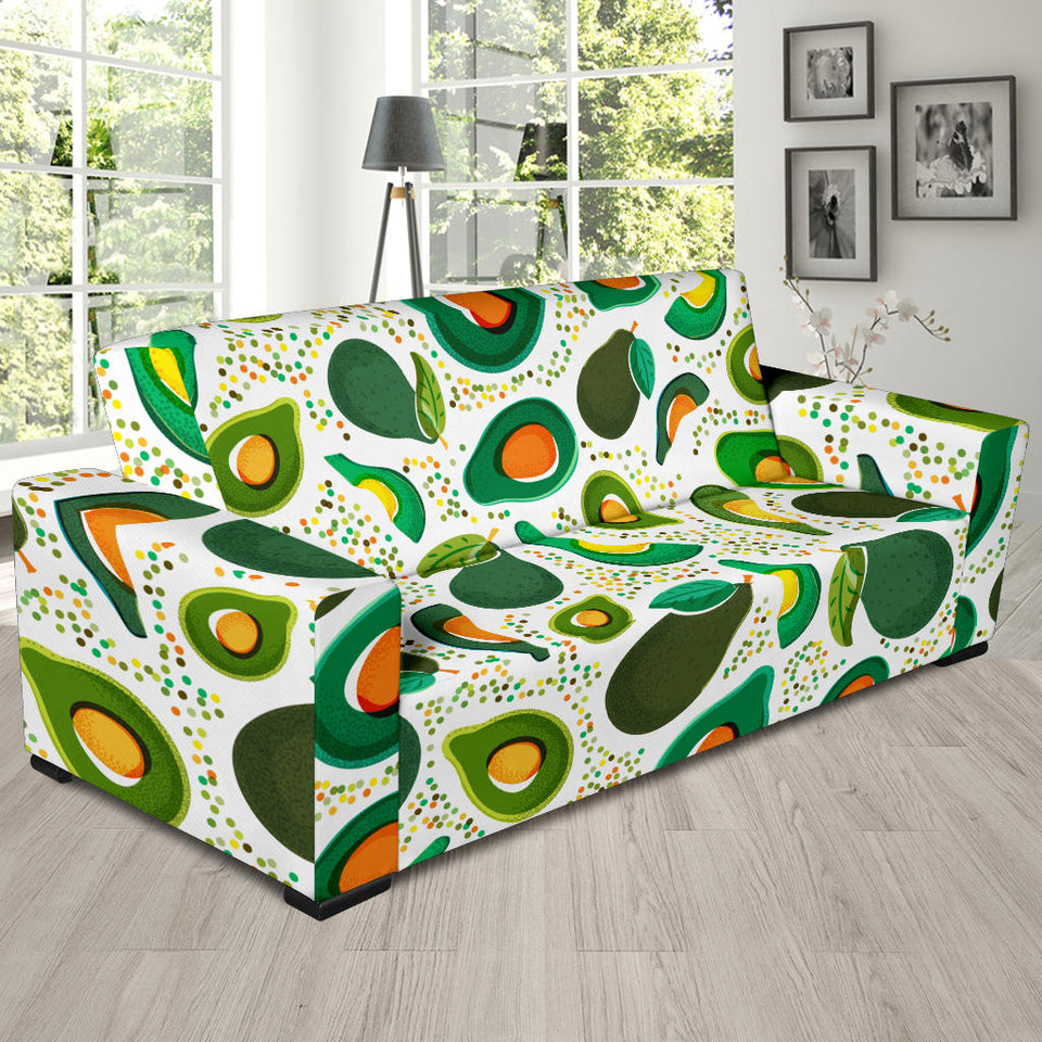 Avocado Design Pattern Sofa Slipcover
