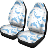 Blue Whale Pattern  Universal Fit Car Seat Covers