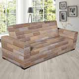 Brick Printed Pattern Print Design 01 Sofa Slipcover